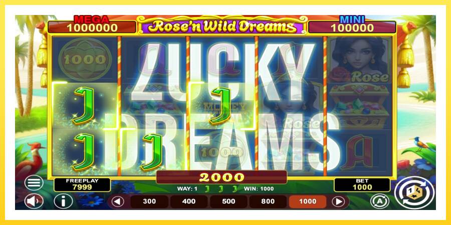 Slika 3 igralni avtomat Rose’n Wild Dreams Hold & Win