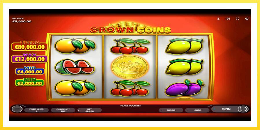 Slika 2 igralni avtomat Crown Coins