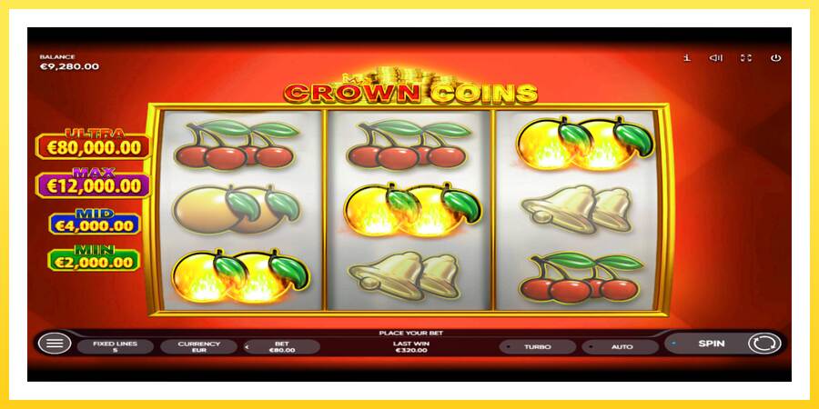 Slika 3 igralni avtomat Crown Coins