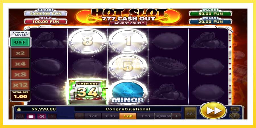 Slika 2 igralni avtomat Hot Slot: 777 Cash Out Grand Platinum Edition