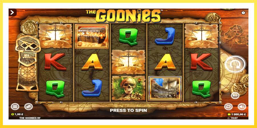 Slika 2 igralni avtomat The Goonies Deluxe Rapid Fire Jackpots