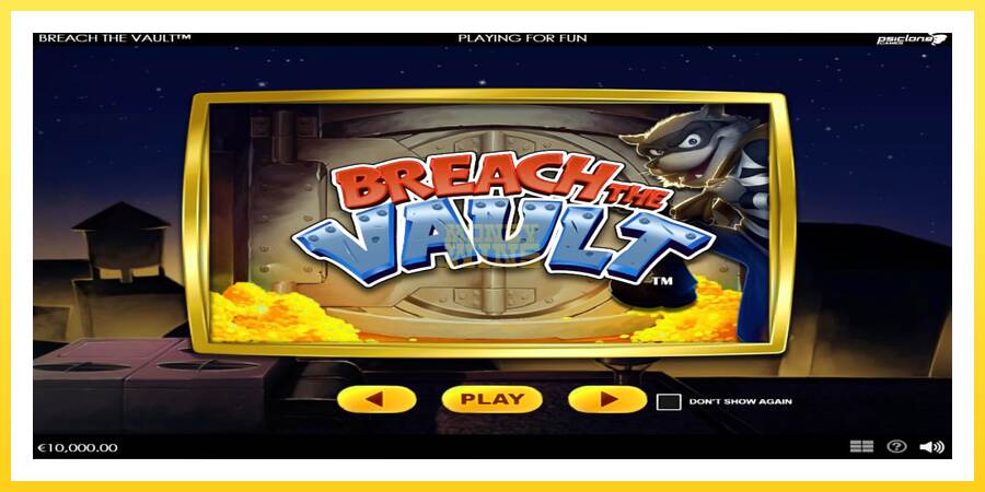 Slika 1 igralni avtomat Breach The Vault