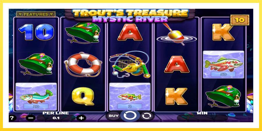 Slika 3 igralni avtomat Trouts Treasure - Mystic River