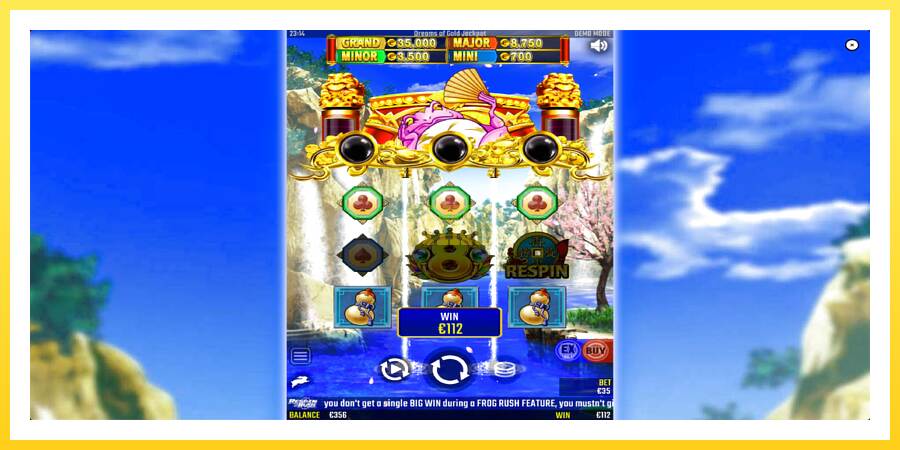 Slika 4 igralni avtomat Dreams of Gold Jackpot