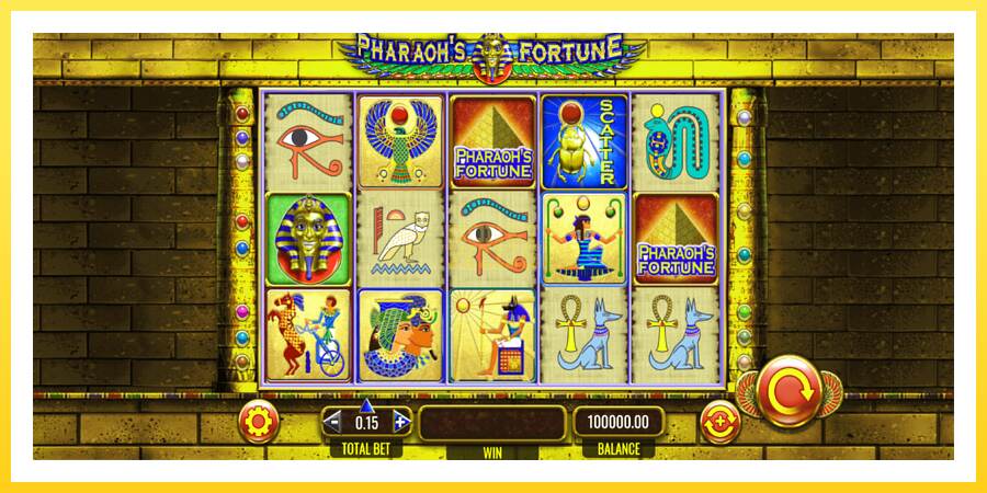 Slika 2 igralni avtomat Pharaohs Fortune