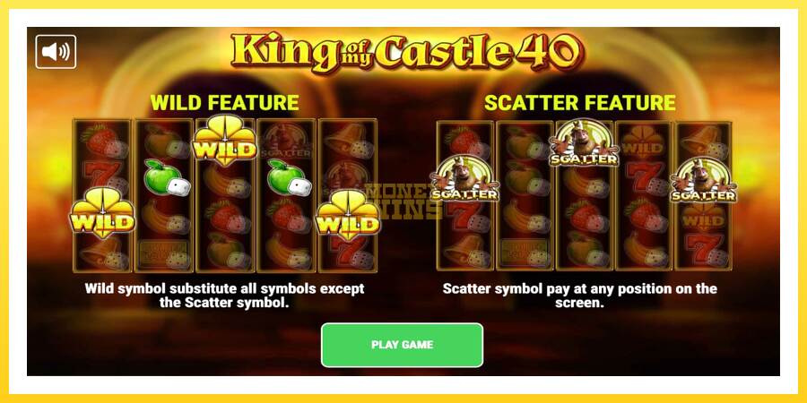 Slika 1 igralni avtomat King of My Castle 40