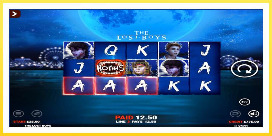 Slika 2 igralni avtomat The Lost Boys Rapid Fire Jackpots