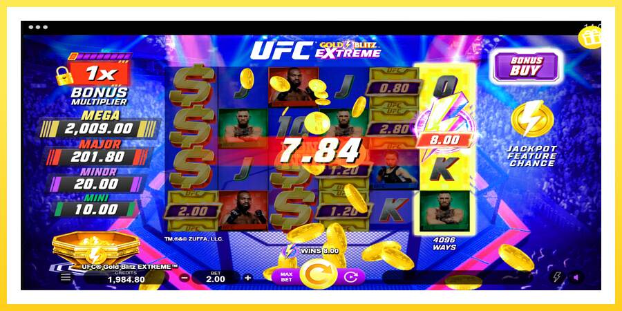 Slika 5 igralni avtomat UFC Gold Blitz Extreme