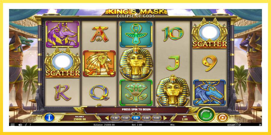 Slika 2 igralni avtomat King’s Mask Eclipse of Gods