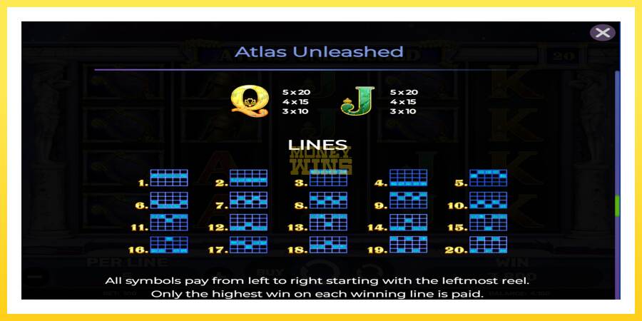 Slika 7 igralni avtomat Atlas Unleashed