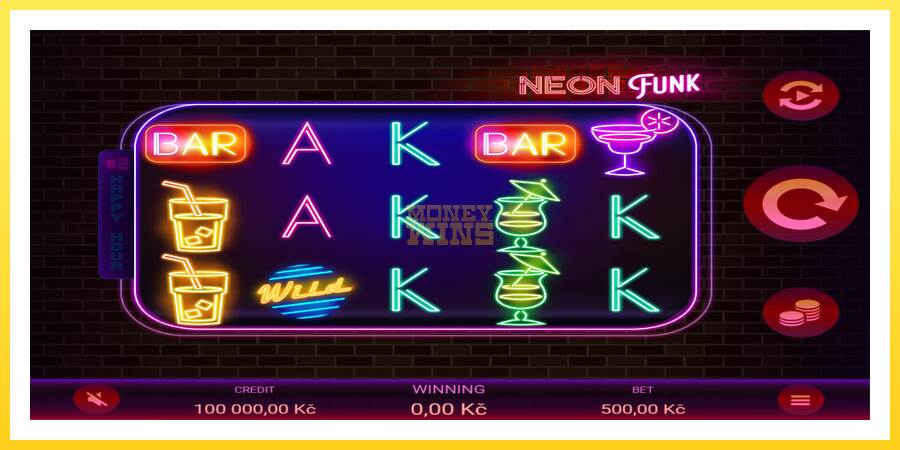 Slika 1 igralni avtomat Neon Funk