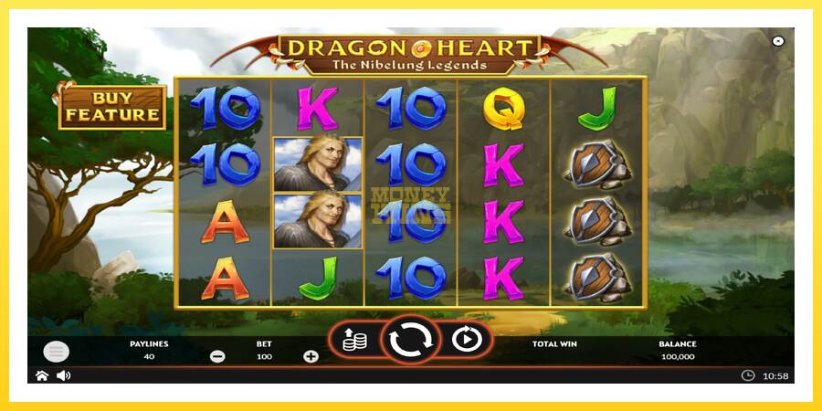 Slika 2 igralni avtomat Dragon Heart