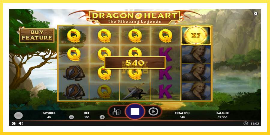 Slika 3 igralni avtomat Dragon Heart