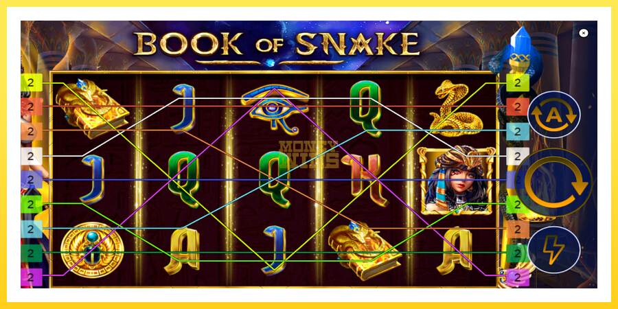 Slika 2 igralni avtomat Book of Snake