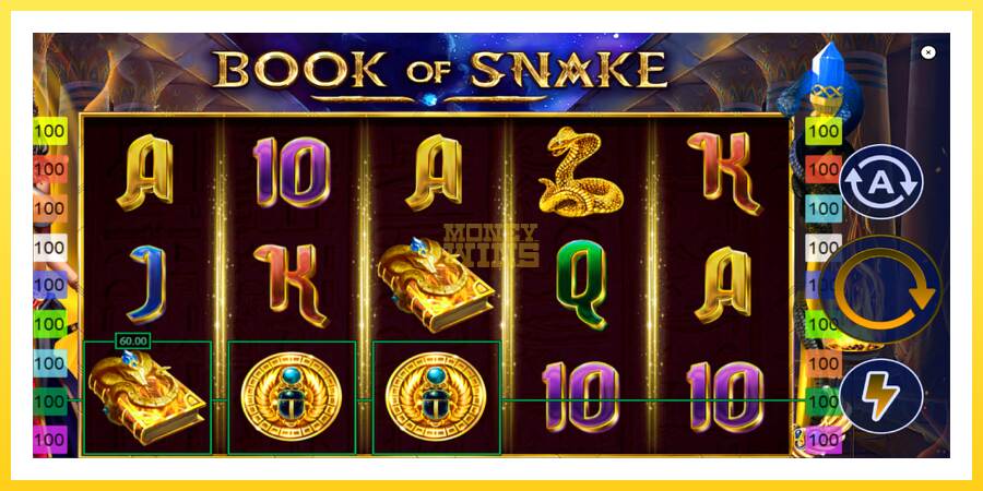 Slika 3 igralni avtomat Book of Snake