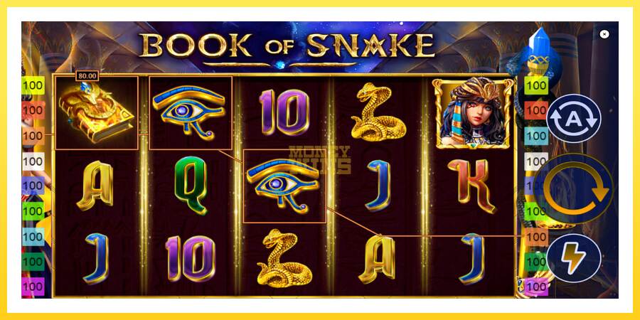 Slika 4 igralni avtomat Book of Snake