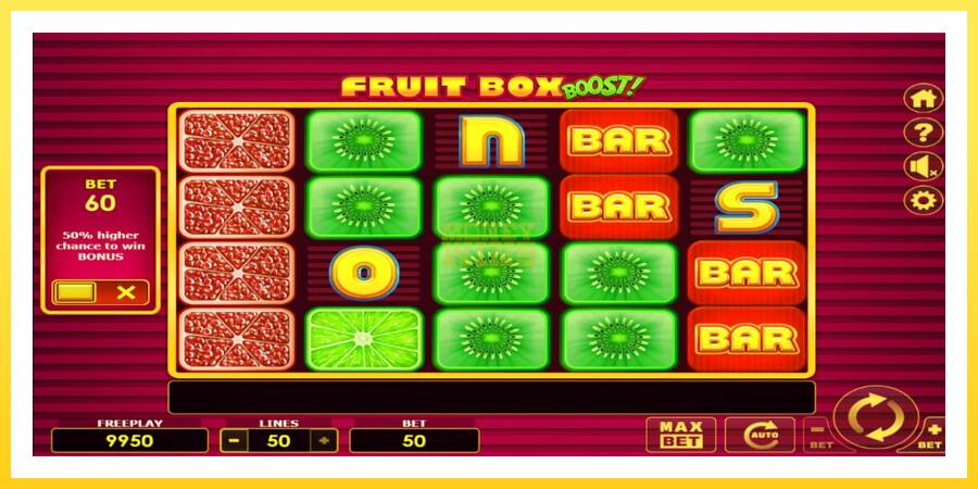 Slika 2 igralni avtomat Fruit Box Boost!