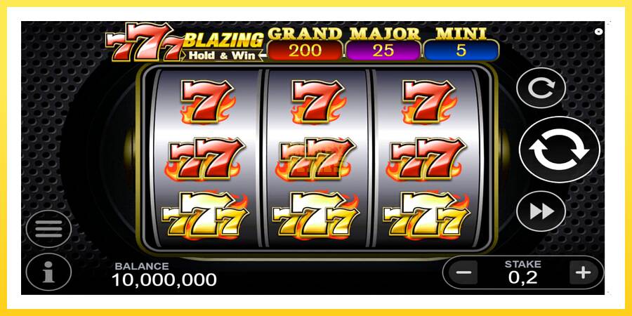 Slika 1 igralni avtomat 777 Blazing Hold & Win