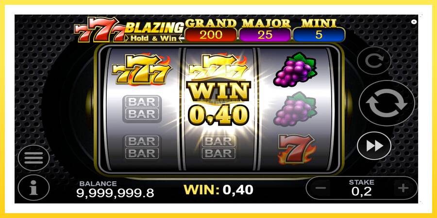 Slika 3 igralni avtomat 777 Blazing Hold & Win