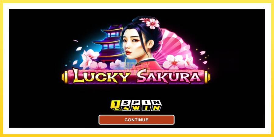 Slika 1 igralni avtomat Lucky Sakura Win Spins