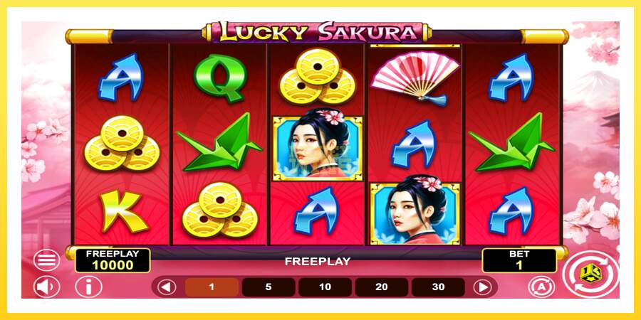 Slika 2 igralni avtomat Lucky Sakura Win Spins