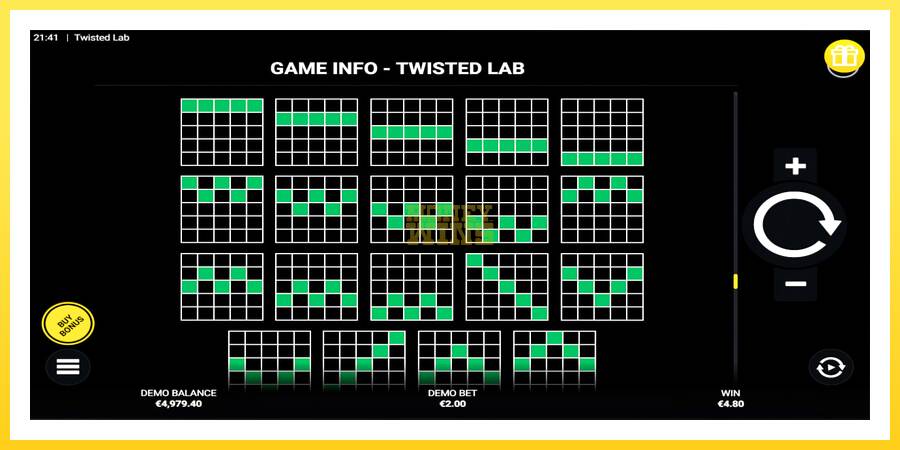 Slika 7 igralni avtomat Twisted Lab