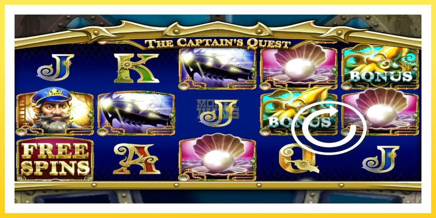 Slika 1 igralni avtomat The Captains Quest