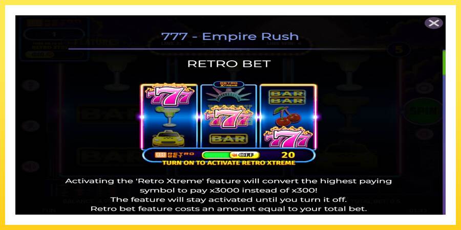 Slika 4 igralni avtomat 777 Empire Rush