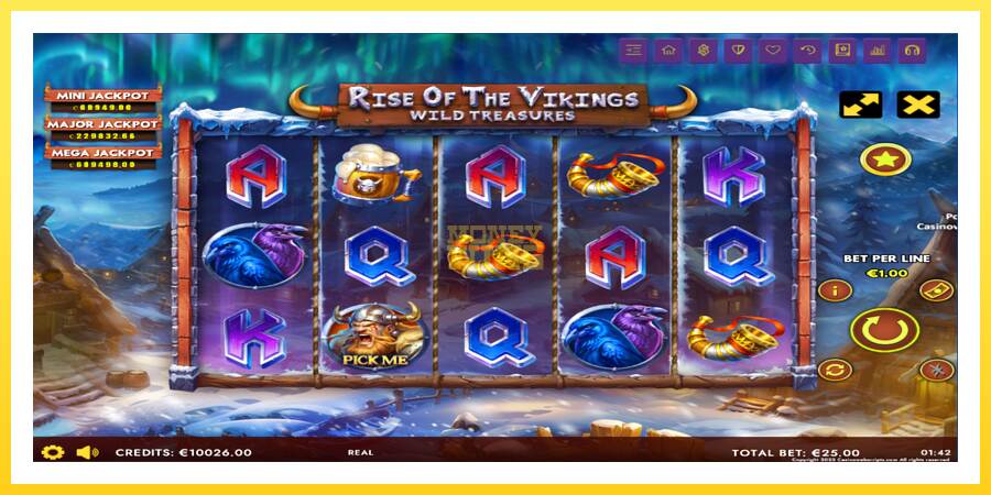 Slika 2 igralni avtomat Rise of The Vikings - Wild Treasures