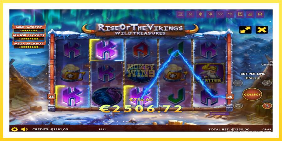 Slika 3 igralni avtomat Rise of The Vikings - Wild Treasures