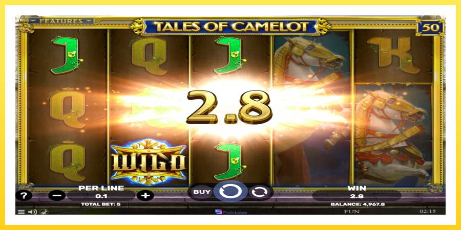 Slika 3 igralni avtomat Tales of Camelot