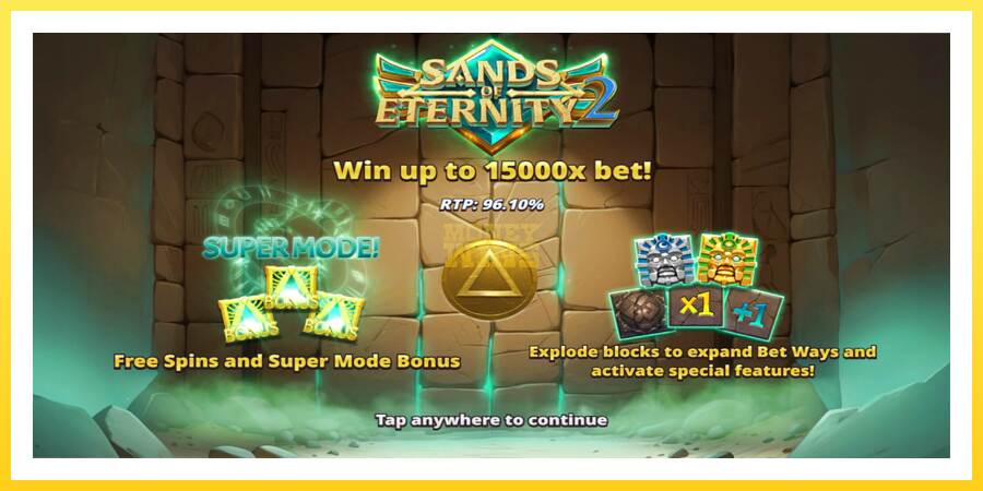 Slika 1 igralni avtomat Sands of Eternity 2