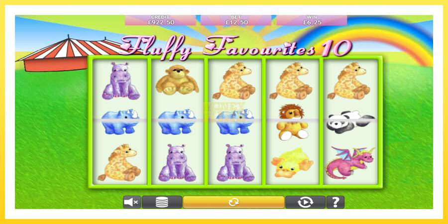 Slika 3 igralni avtomat Fluffy Favourites 10