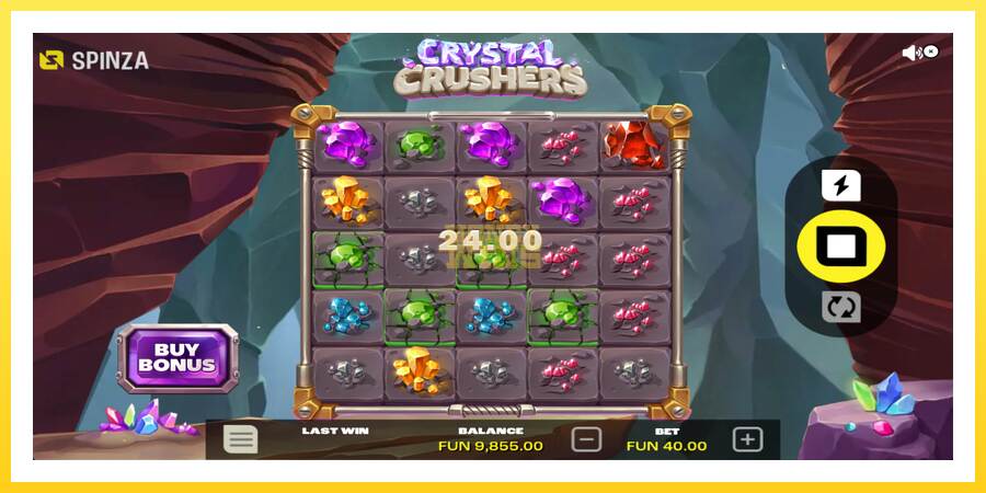 Slika 4 igralni avtomat Crystal Crushers