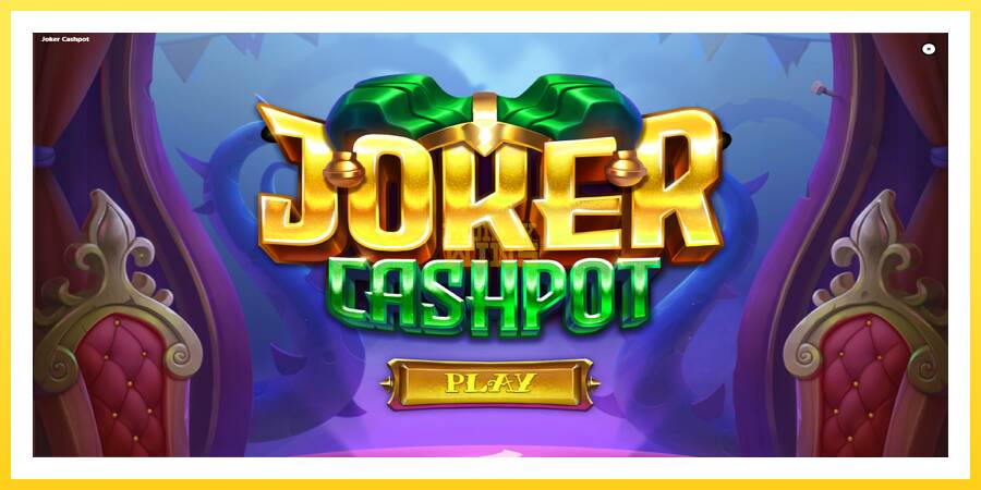 Slika 1 igralni avtomat Joker Cashpot