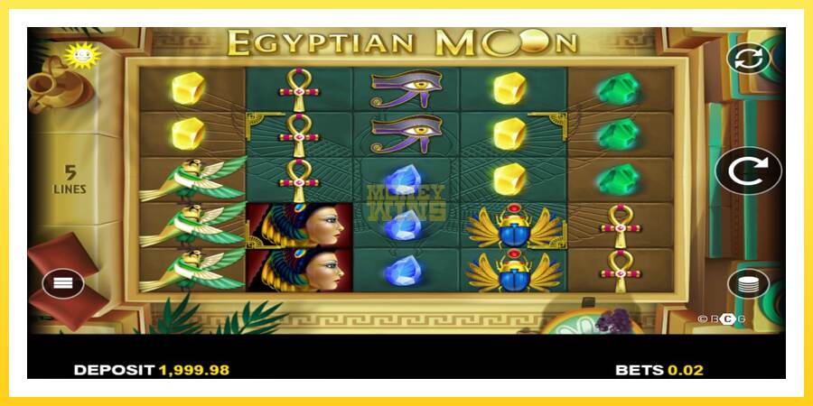 Slika 2 igralni avtomat Egyptian Moon