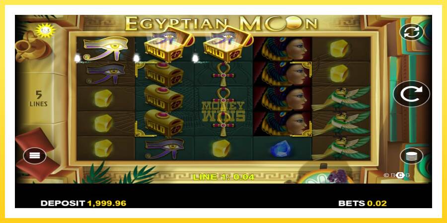 Slika 3 igralni avtomat Egyptian Moon