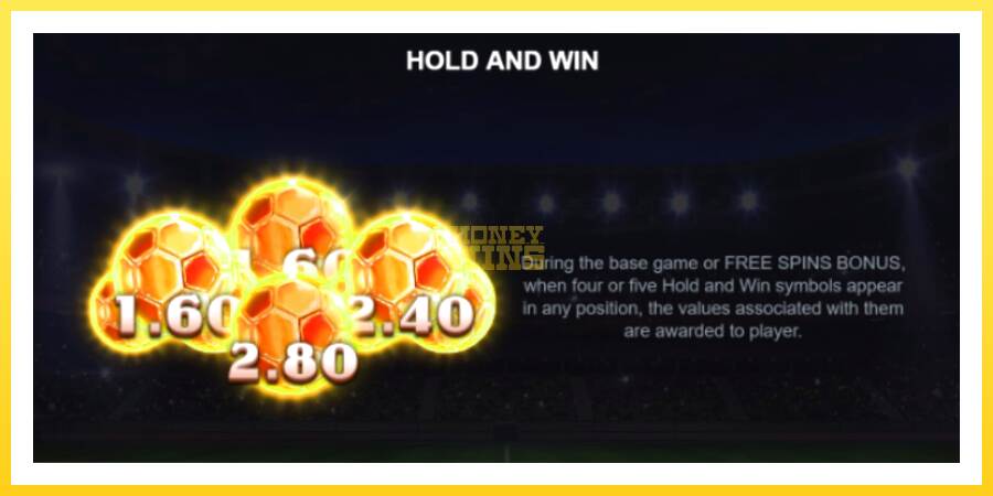 Slika 5 igralni avtomat Football Blast Hold and Win