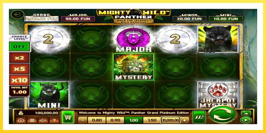 Slika 1 igralni avtomat Mighty Wild: Panther Grand Platinum Edition