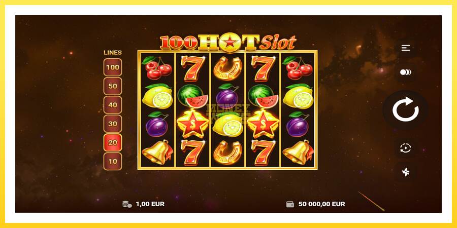 Slika 2 igralni avtomat 100 Hot Slot