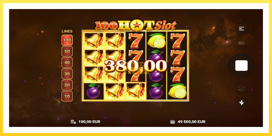 Slika 3 igralni avtomat 100 Hot Slot