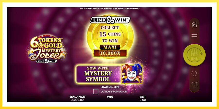 Slika 1 igralni avtomat 6 Tokens of Gold: Mystery Joker Link & Win