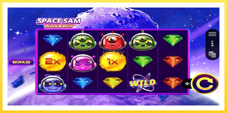 Slika 2 igralni avtomat Space Sam Walk & Win