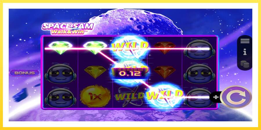 Slika 4 igralni avtomat Space Sam Walk & Win