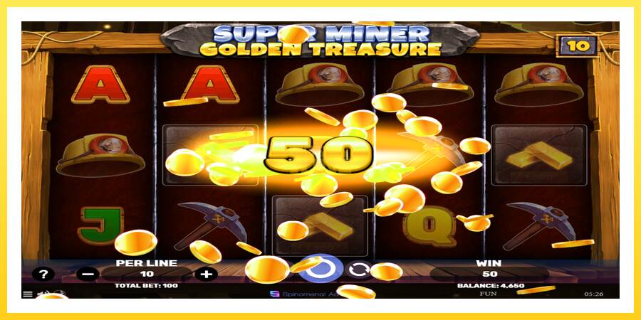 Slika 3 igralni avtomat Super Miner - Golden Treasure