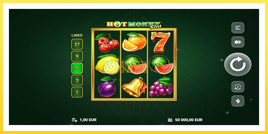 Slika 2 igralni avtomat Hot Money Slot