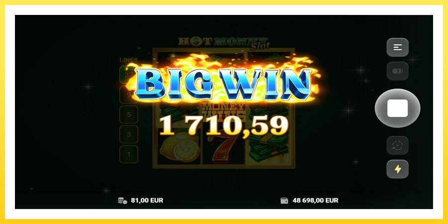 Slika 4 igralni avtomat Hot Money Slot