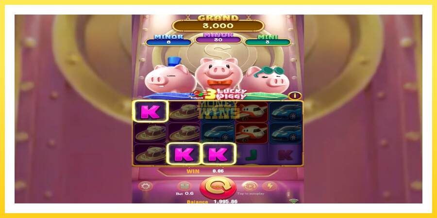 Slika 3 igralni avtomat 3 Lucky Piggy