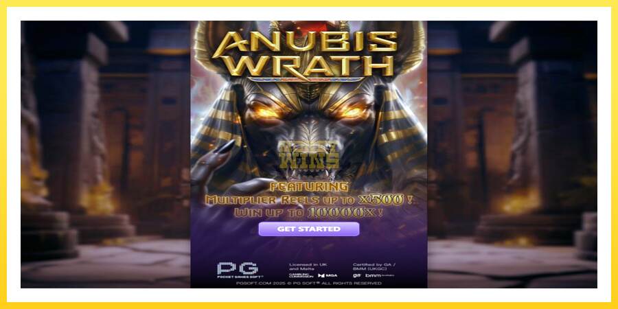 Slika 1 igralni avtomat Anubis Wrath