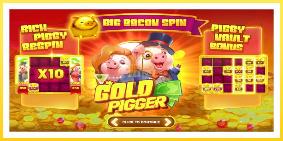 Slika 1 igralni avtomat Gold Pigger